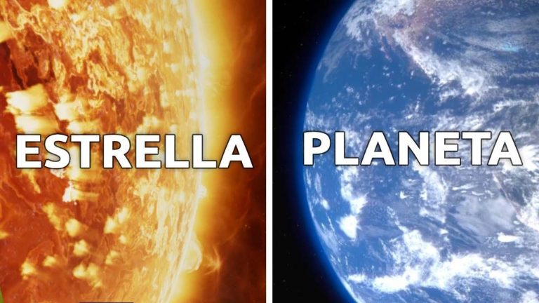 la diferencia entre una estrella y un planeta